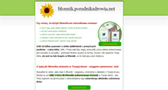 Desktop Screenshot of blonnik.poradnikzdrowia.net